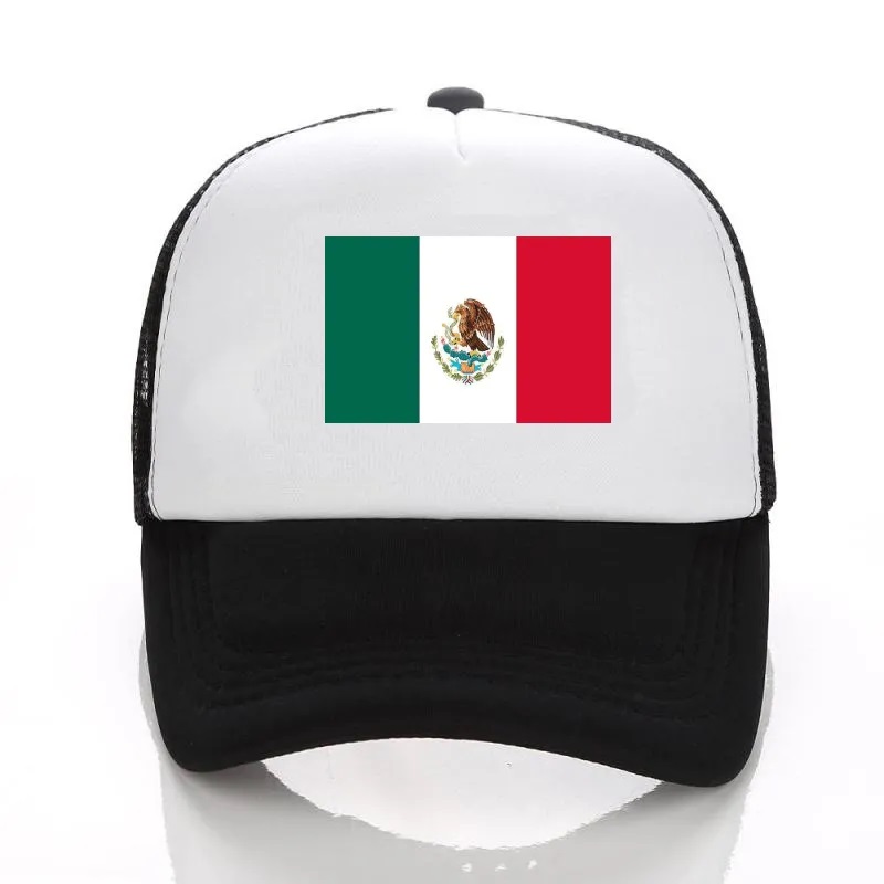 Бейзболна шапка Мексико флаг печат татко шапка жени мъже Snapback Fashion Hip Hop Travel and Leisure Outdoor Sports Trucker Hat
